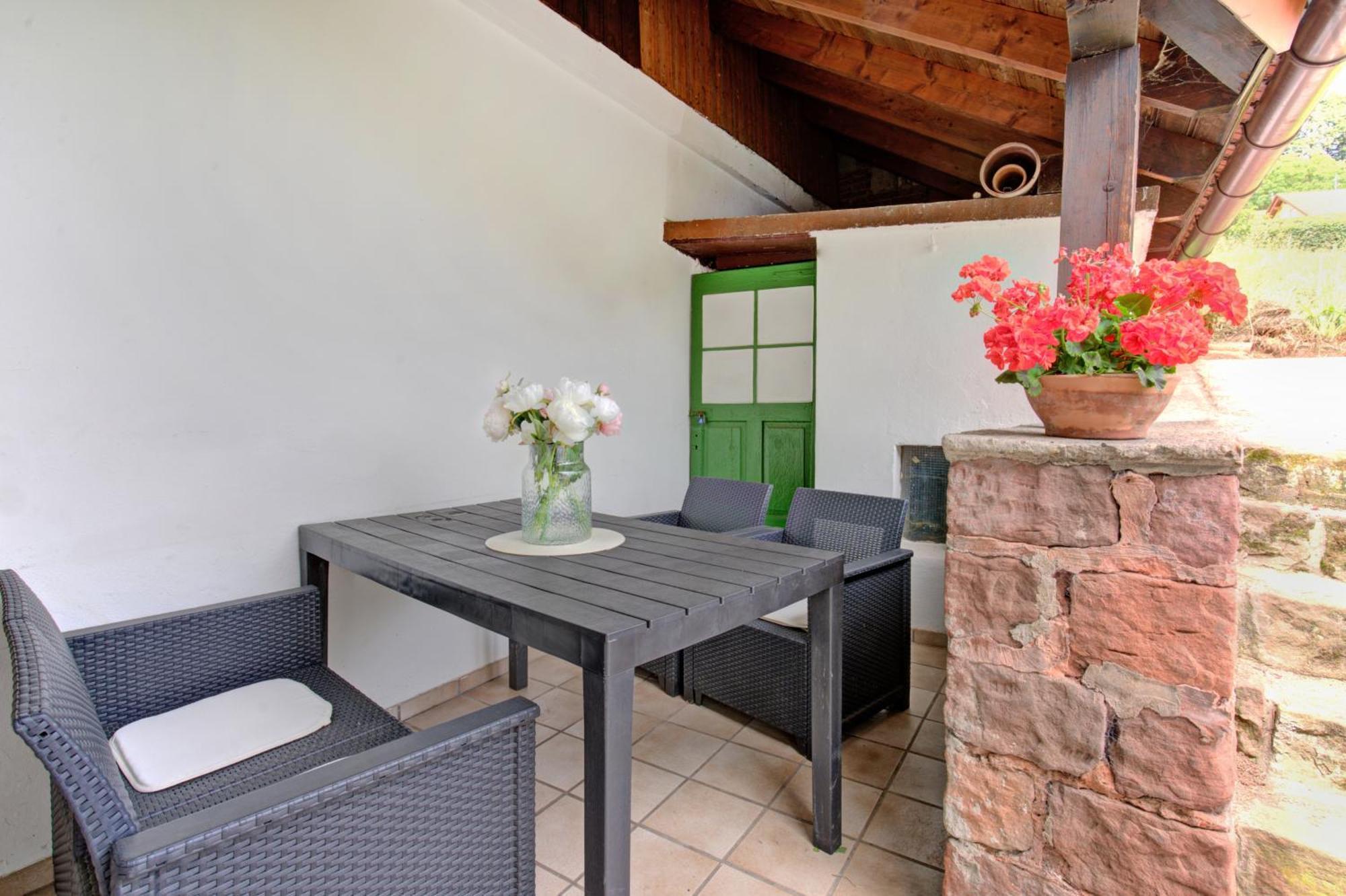 Ferienhaus Storchenblick Bann Kültér fotó