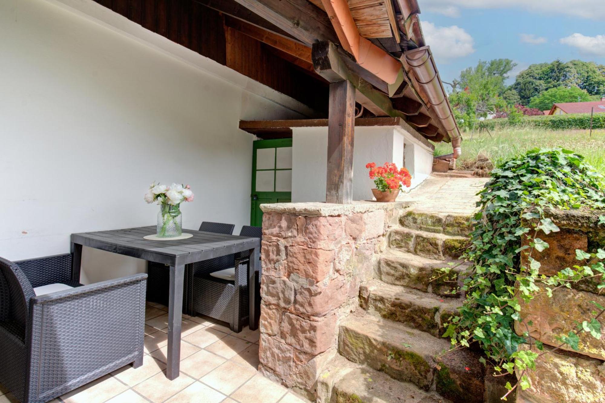 Ferienhaus Storchenblick Bann Kültér fotó