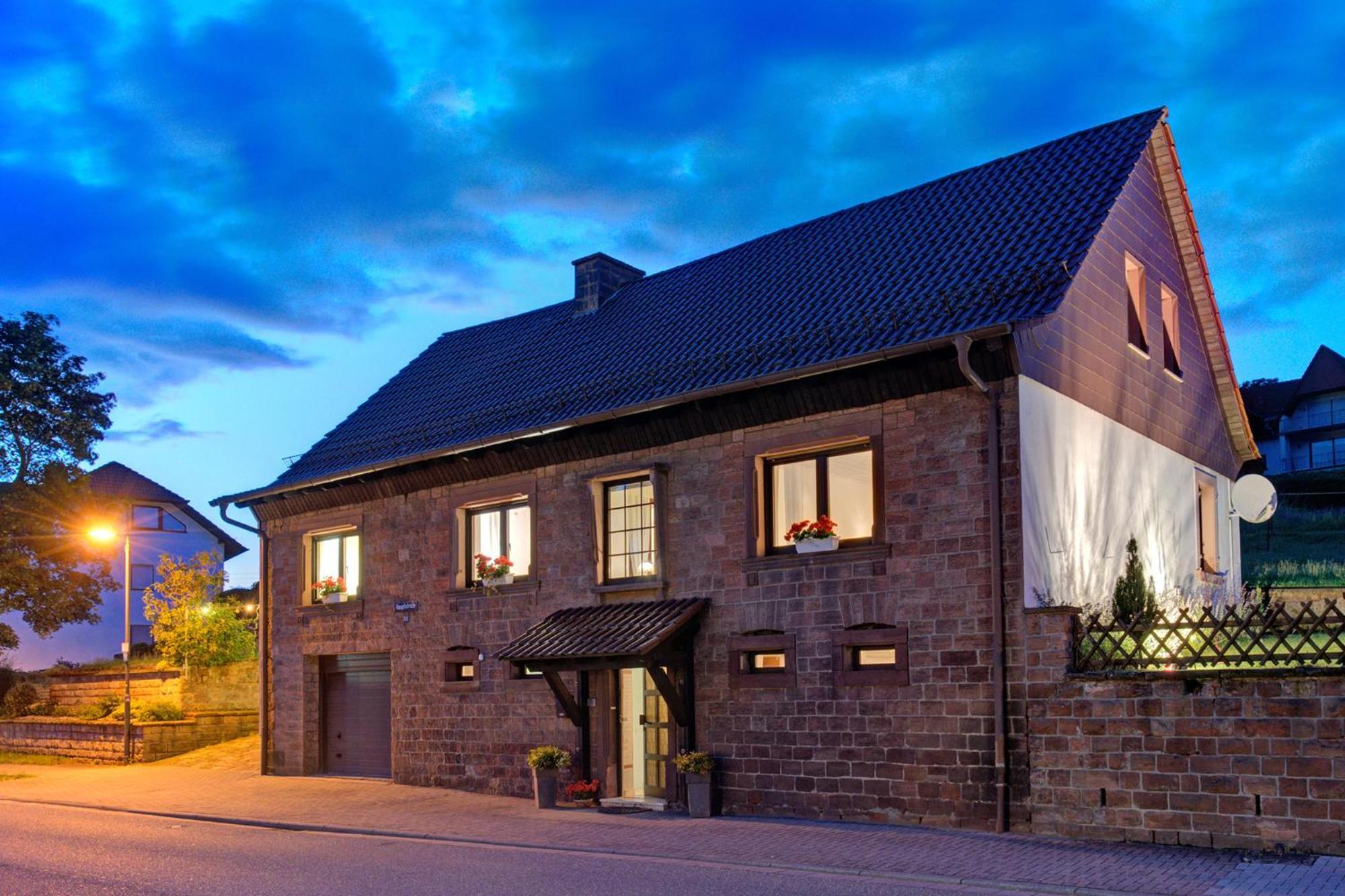 Ferienhaus Storchenblick Bann Kültér fotó