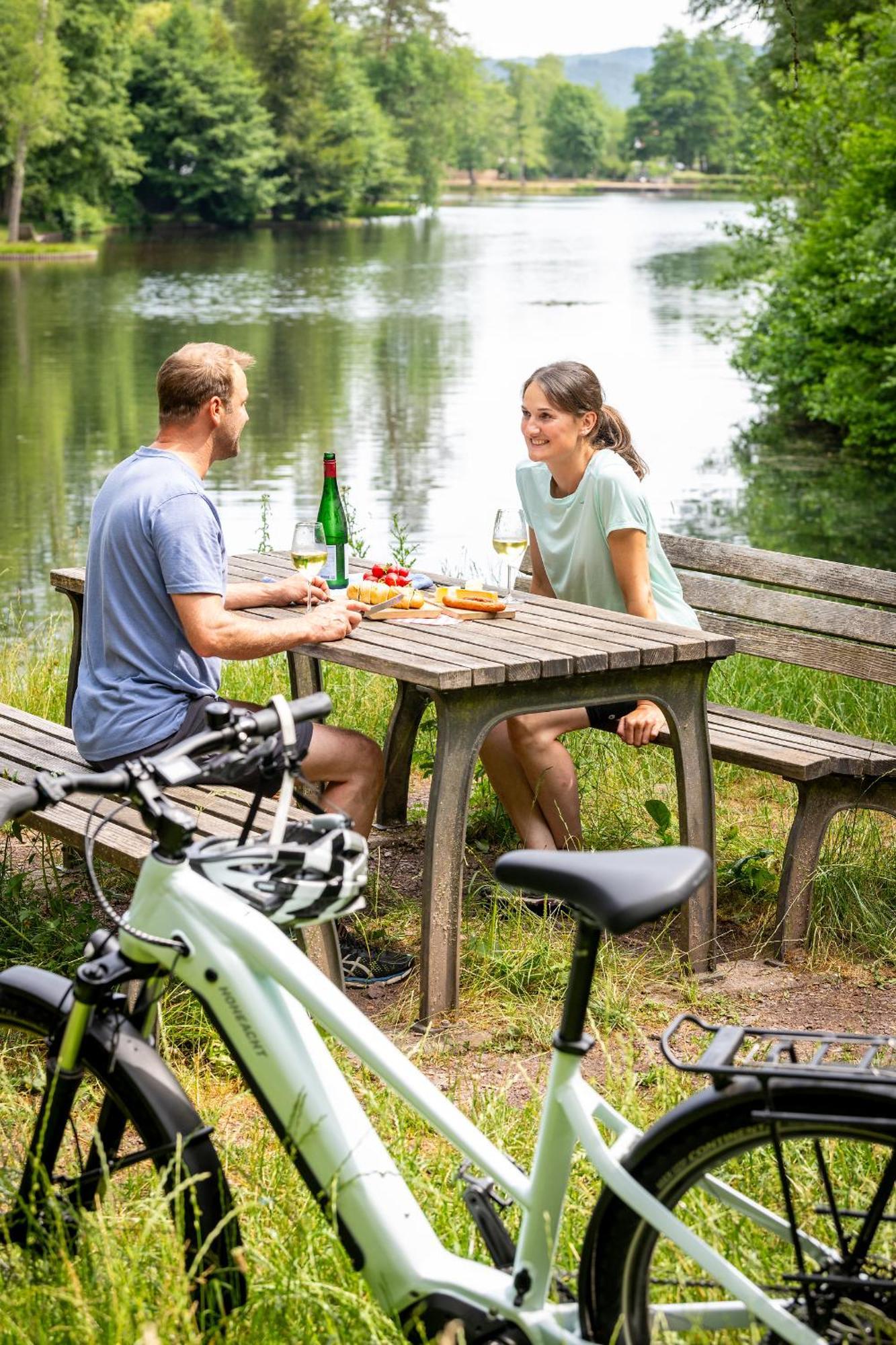 Ferienhaus Storchenblick Bann Kültér fotó